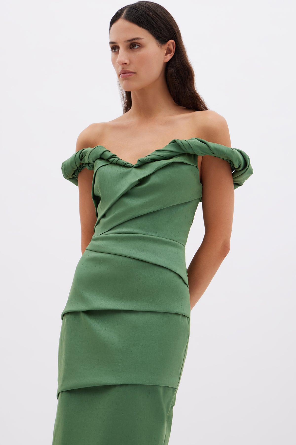 Asha Dress in Sage | Shop Rachel Gilbert Online