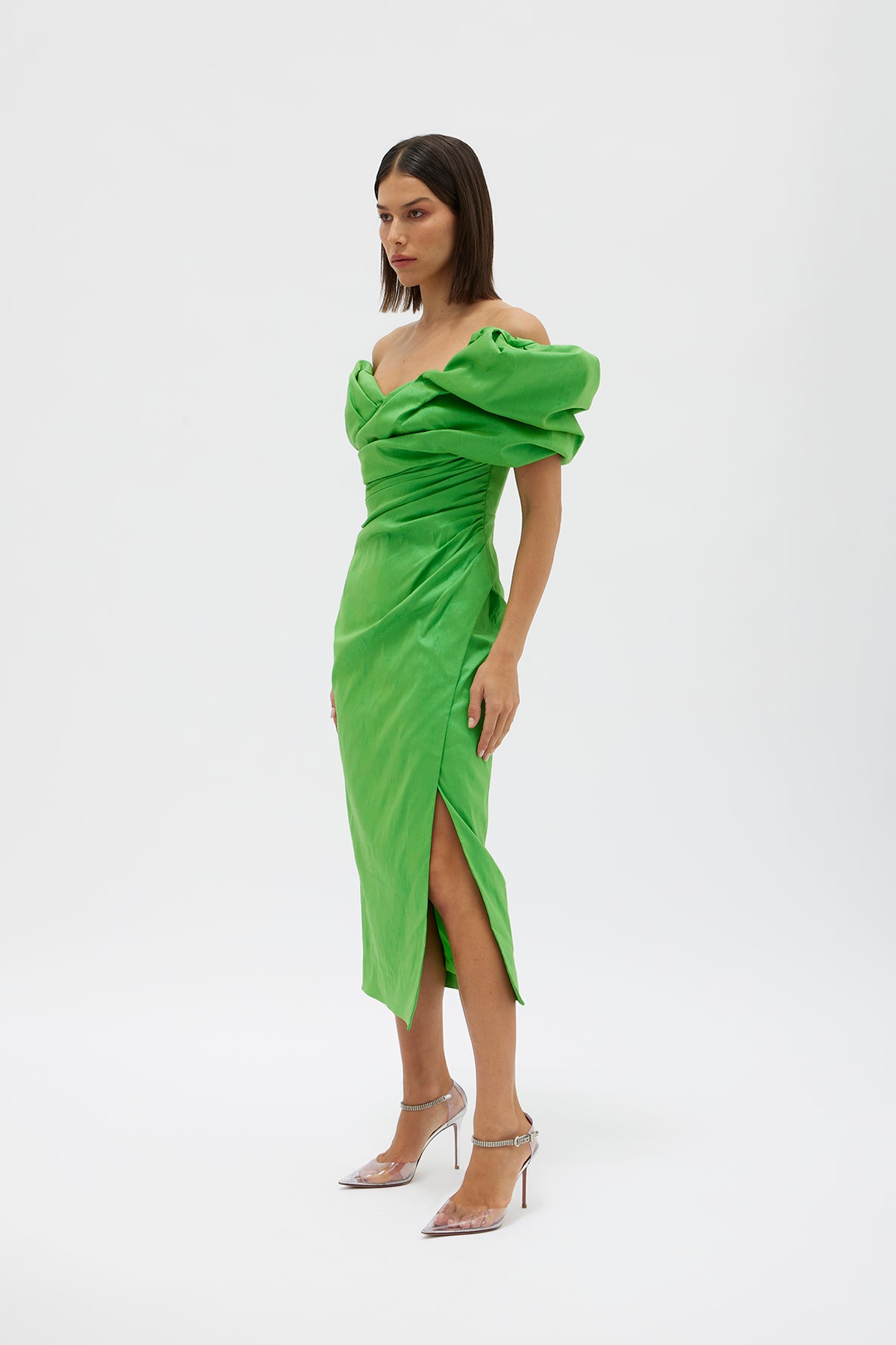 Gia Dress in Green | Shop Rachel Gilbert Online