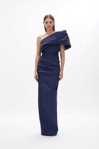 Kat Gown in Navy Shop Rachel Gilbert Online