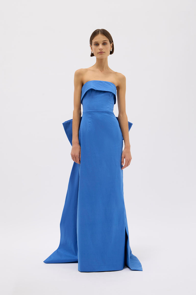 Birdie Gown Ultramarine Shop Rachel Gilbert Online