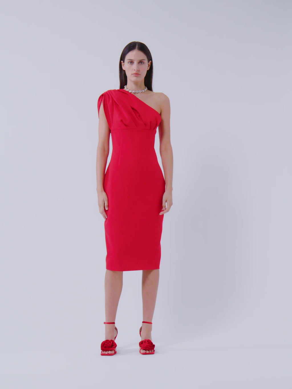 Winnie Dress Cherry | Shop Rachel Gilbert Online